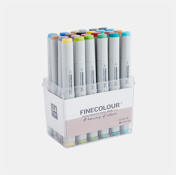 Набор маркеров FINECOLOUR Sketch 24 цвета