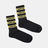 Носки Codered Stripes Черный/Желто-черное Лого