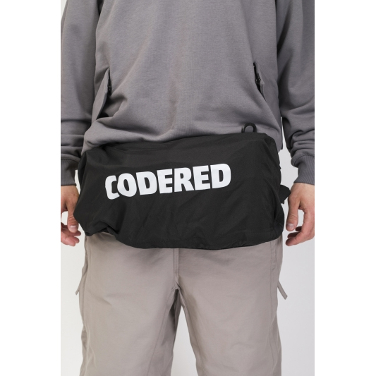Сумка Codered Cans Bag Черная теза/Белый Принт Codered