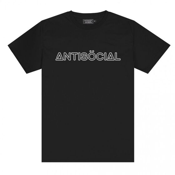 Футболка Antisocial Logo 2.0 Черный
