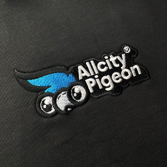 Толстовка All City Pigeon Pigeon Logo Hood Black