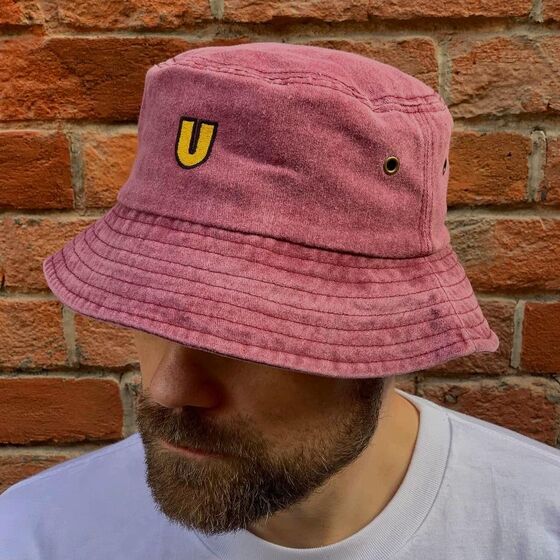 Панама USTYLES Boiled Pot Малиновый