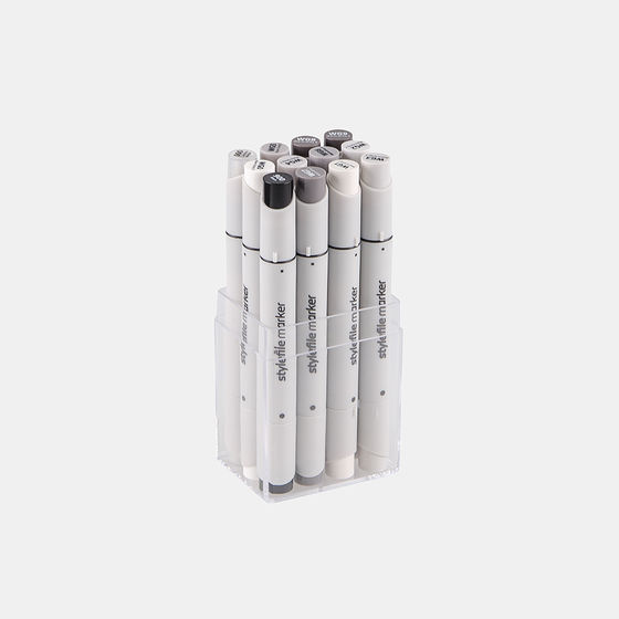 Набор маркеров STYLEFILE Brush 12шт. Warm gray Set