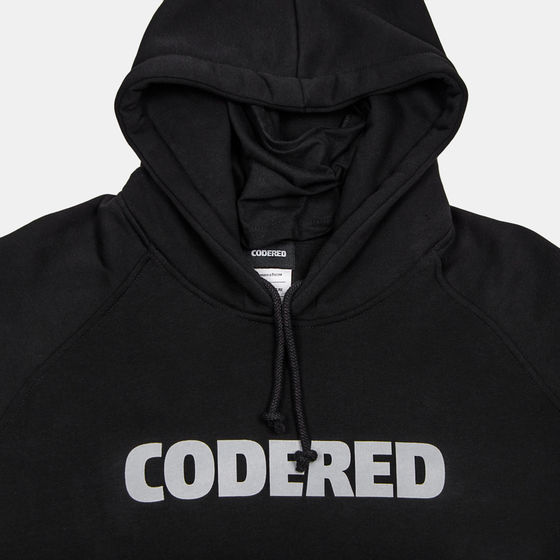 Толстовка Codered Hood Logo CODERED Светоотражающее Черный