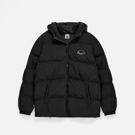 м Куртка Anteater Downjacket Hooded Crispy Black