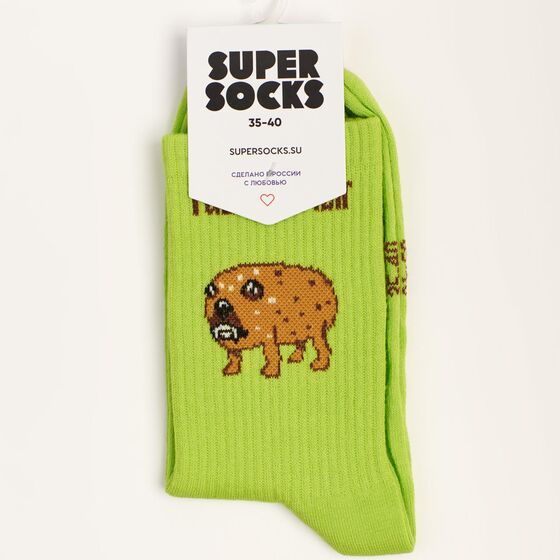 Носки Super Socks Гавкошмыг Зеленый