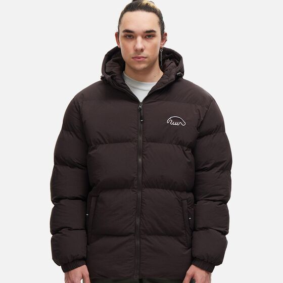 м Куртка ANTEATER Downjacket-Hooded Crispy-Brown