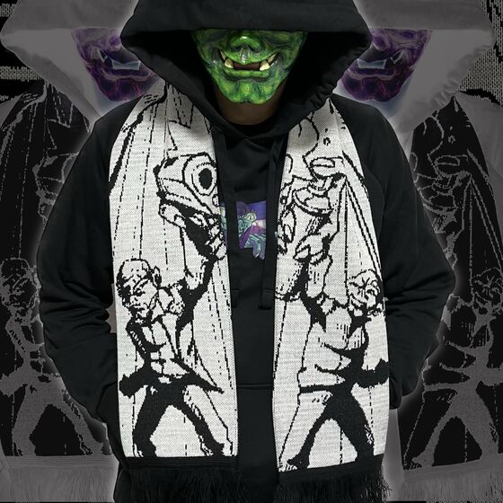 Шарф Тыко Чёрно-Белый