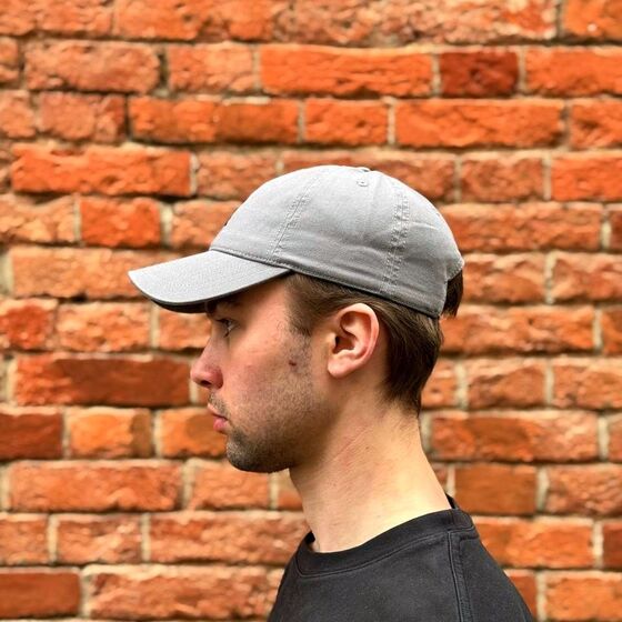 Кепка USTYLES 6 Panel Base Серый Светлый