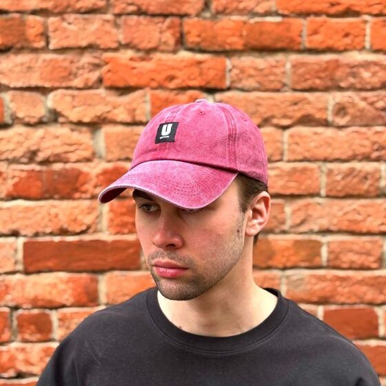 Кепка USTYLES 6 Panel Boiled Бордовый