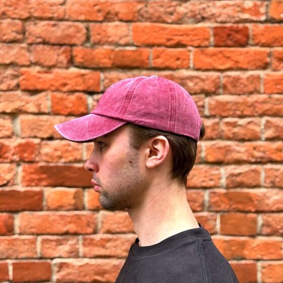 Кепка USTYLES 6 Panel Boiled Бордовый