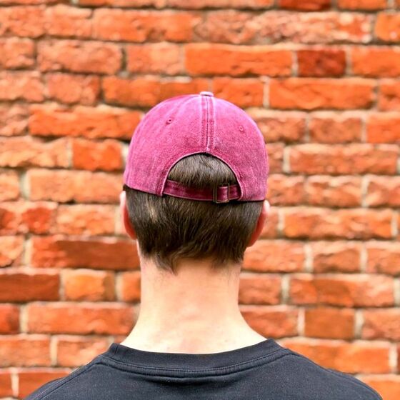 Кепка USTYLES 6 Panel Boiled Бордовый