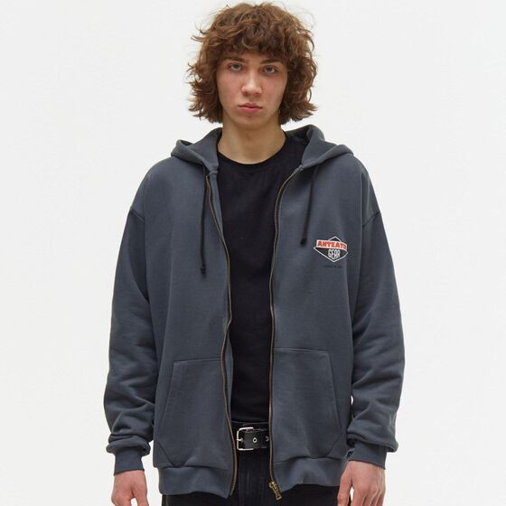 м Толстовка Anteater Hoodie Zip Grey