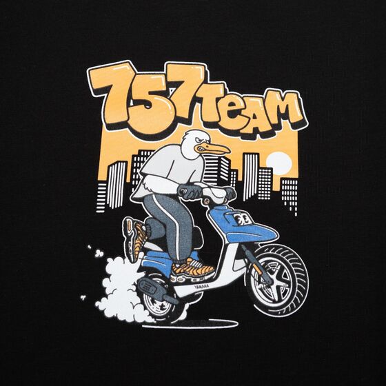 Футболка Зона 757 Чайка Черный