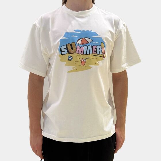 м Футболка USTYLES Summer Молочный