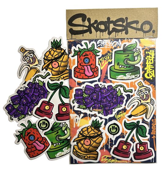 Набор наклеек Skotsko Fruit & Berries Caps А5 