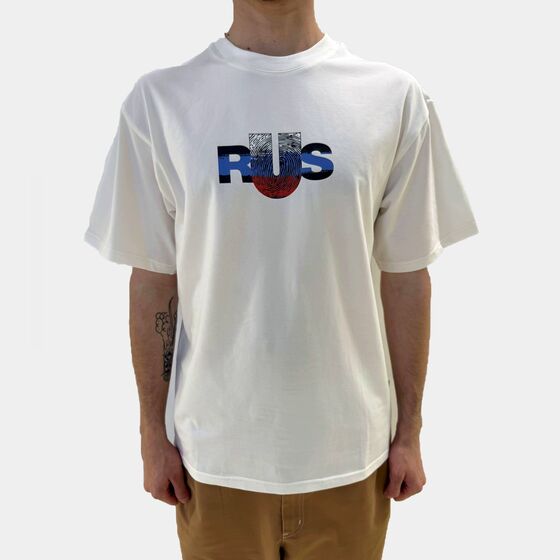 м Футболка USTYLES Rus Молочный