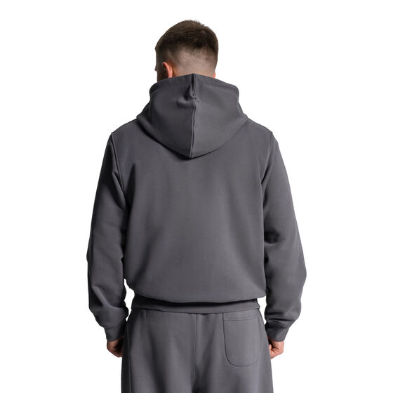 м Толстовка худи Питерский Щит Зип База Темно-Серый