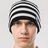 м Шапка Codered двусторонняя Полоса Черно-белый