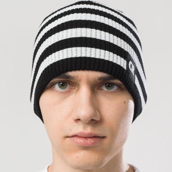 м Шапка Codered двусторонняя Полоса Черно-белый