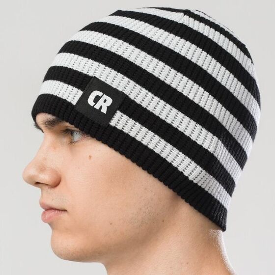 м Шапка Codered двусторонняя Полоса Черно-белый