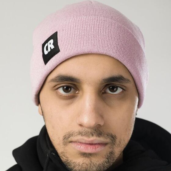 м Шапка Codered Label Mix Сиреневый Бледный