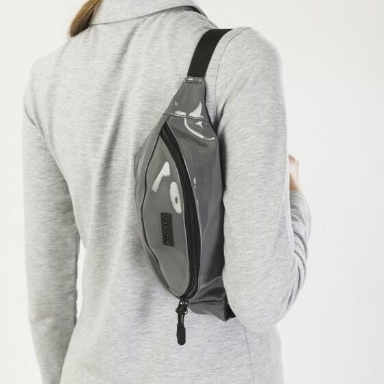 Сумка Codered Hip-Bag Серый Блестящий иск. Кожа