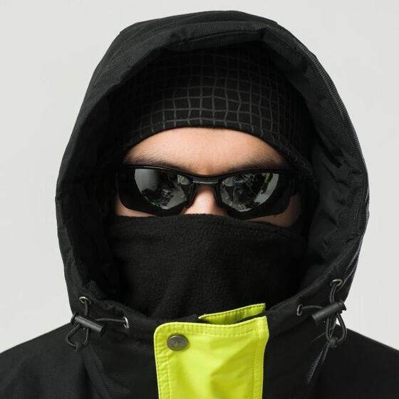 м Парка Codered Legacy Winter Чёрный/Желтый Яркий