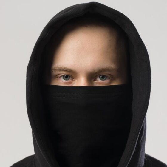 м Толстовка Codered Hood Up 25 Bubble Черный Теплый