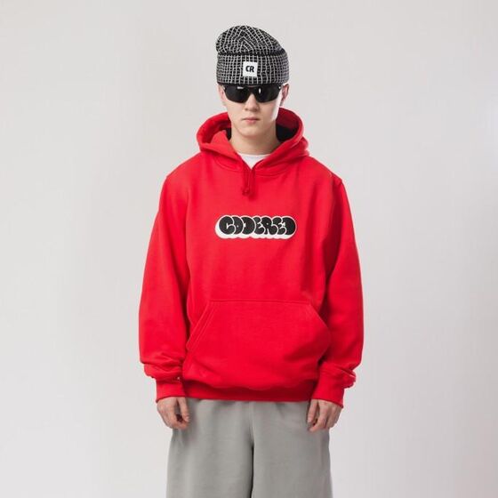 м Толстовка Codered Hood Up 25 Bubble Красный Код