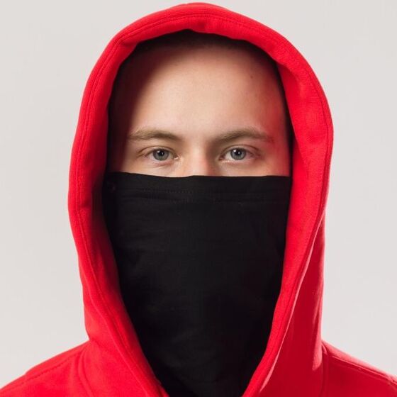 м Толстовка Codered Hood Up 25 Bubble Красный Код