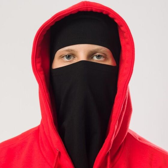 м Толстовка Codered Zip Hood Baggy Красный Код