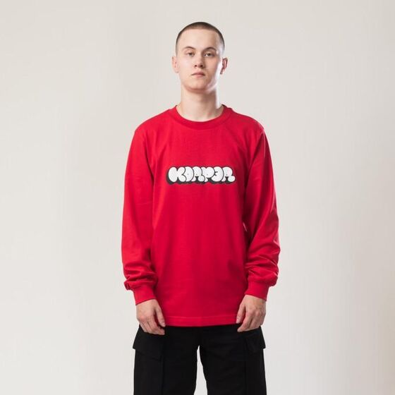 м Лонгслив Codered Long Красный Пузырь