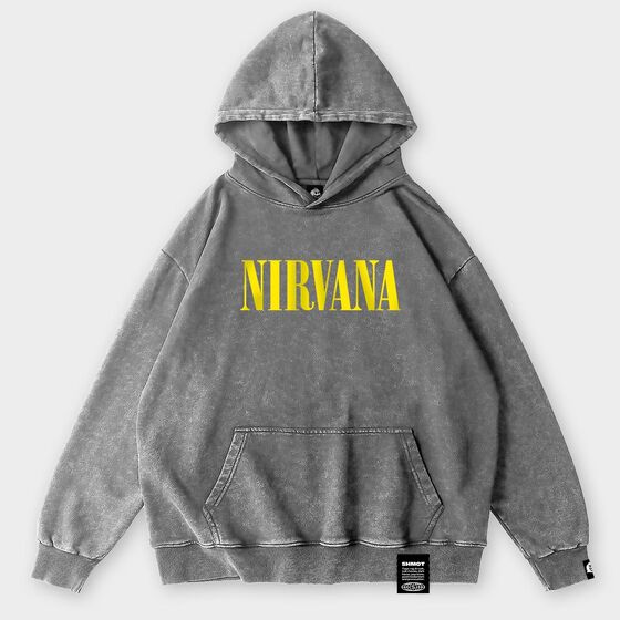 м Толстовка SHMOT NIRVANA 4 GARMENT DYE Серый 