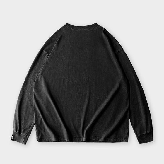 м Лонгслив SHMOT BIG DICK GARMENT DYE Черный 