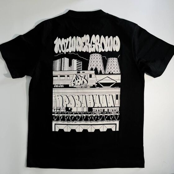 Футболка Дух Провинции 100% Underground New Черный 