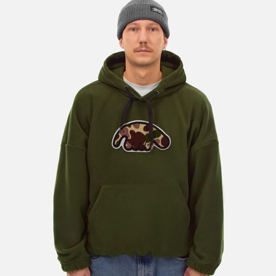 м Толстовка ANTEATER Hoodie Logo Fleece Haki Camo 
