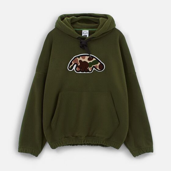 м Толстовка ANTEATER Hoodie Logo Fleece Haki Camo 