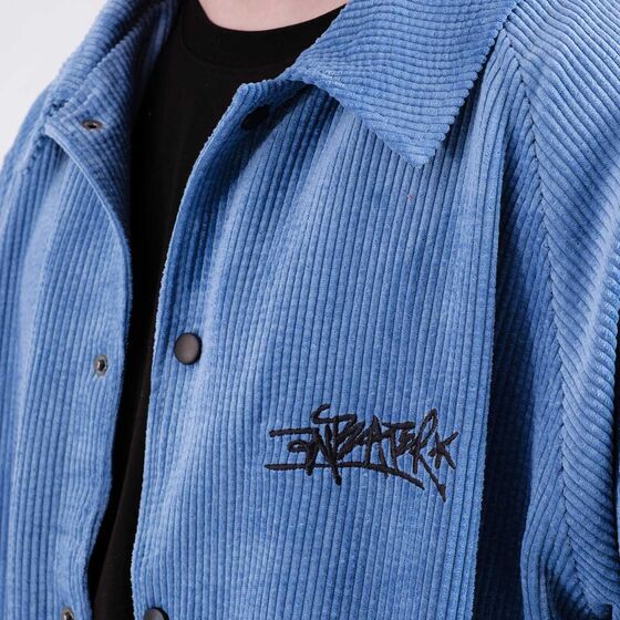 м Куртка ANTEATER Coachjkt Vlvt Blue 