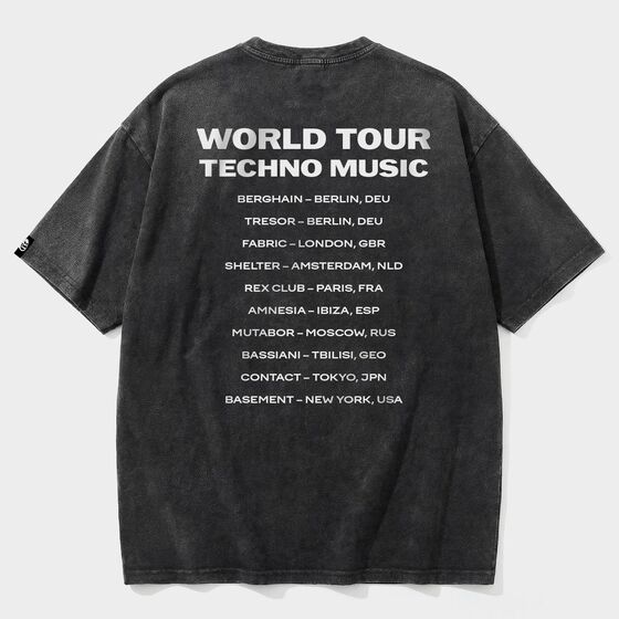 м Футболка SHMOT TECHNO GARMENT DYE Черный