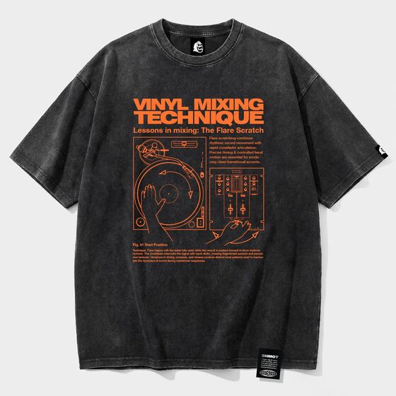 м Футболка SHMOT VINYL MIXING GARMENT DYE Черный 