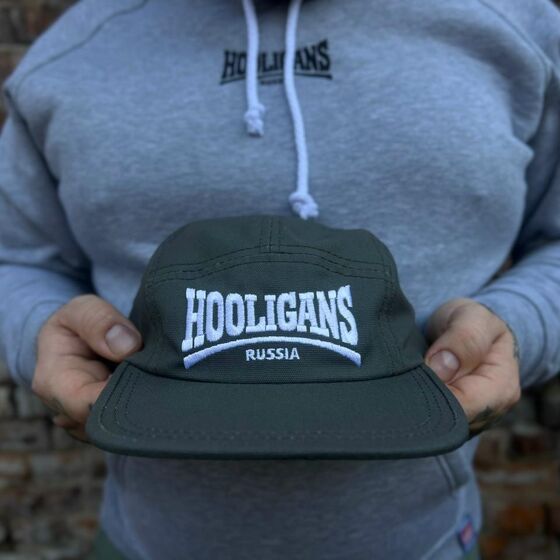 м Бейсболка Дух Провинции Hooligans Russia Хаки