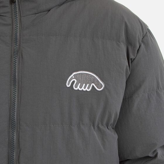 м Куртка Anteater Downjacket Hooded Crispy Dark Grey