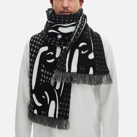 м Шарф Anteater Scarf Black 