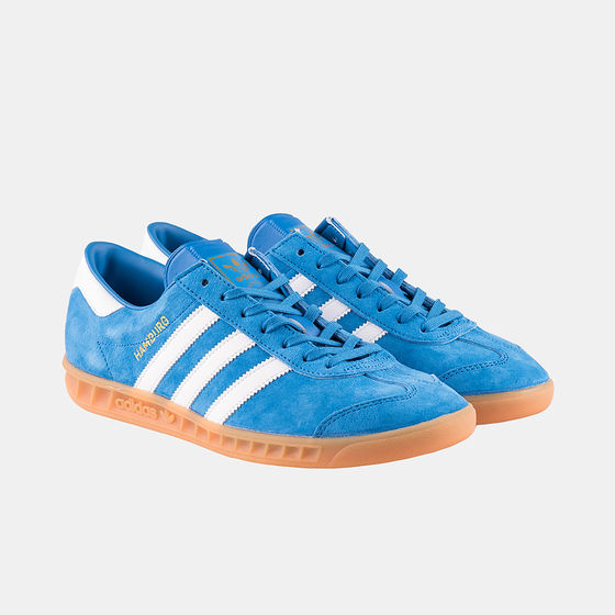 Кроссовки Adidas Hamburg Blue Bird/White/Gum