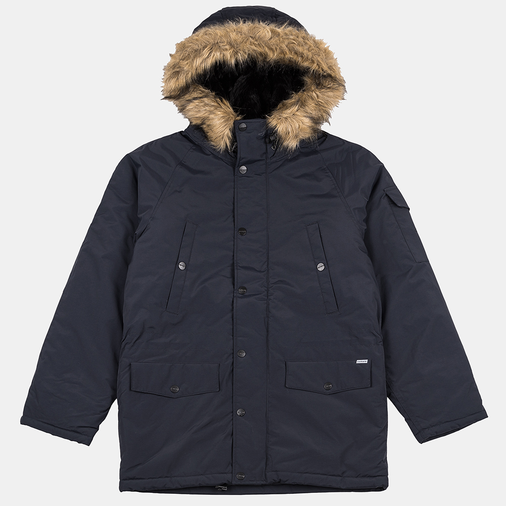 Куртка Carhartt Anchorage Parka Dark Navy/Black – купить в  интернет-магазине с доставкой по Москве и России