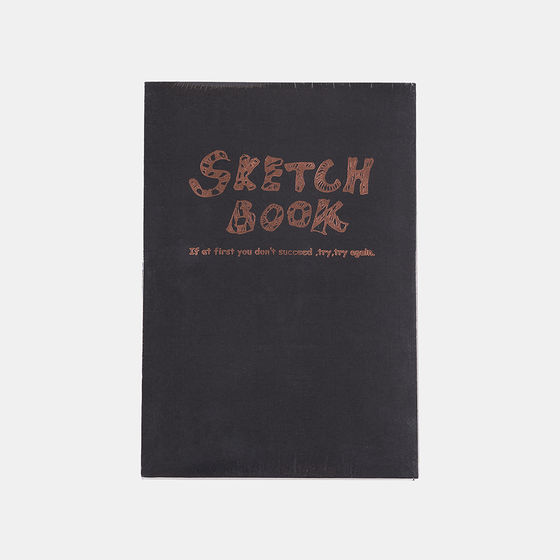 Альбом Potentate Simple Sketch Book (Black Cover) 120 листов, A5, 100 г/м