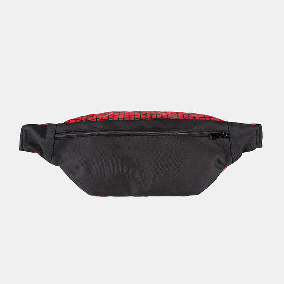 Сумка Codered Hip-Bag Large Красный Таслан/Паттерн Bent Grid Чёрный