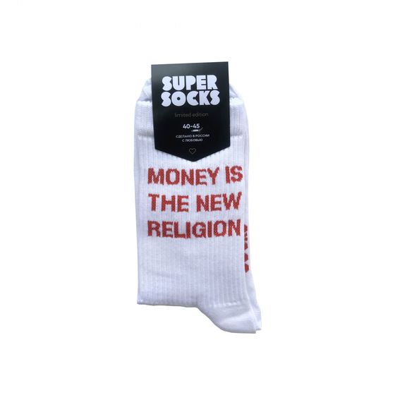 Носки Super Socks x Omerta New Religion Белый
