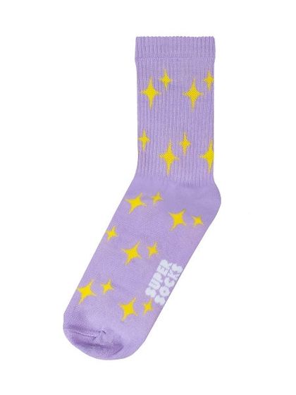Носки Super Socks Звездочки Фиолетовый